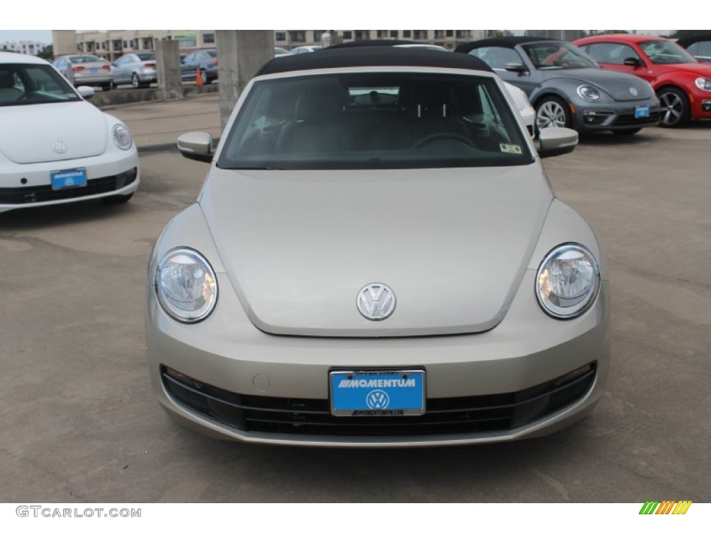 2015 Beetle 1.8T Convertible - Moonrock Silver Metallic / Titan Black photo #4