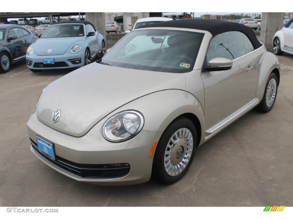 2015 Beetle 1.8T Convertible - Moonrock Silver Metallic / Titan Black photo #5
