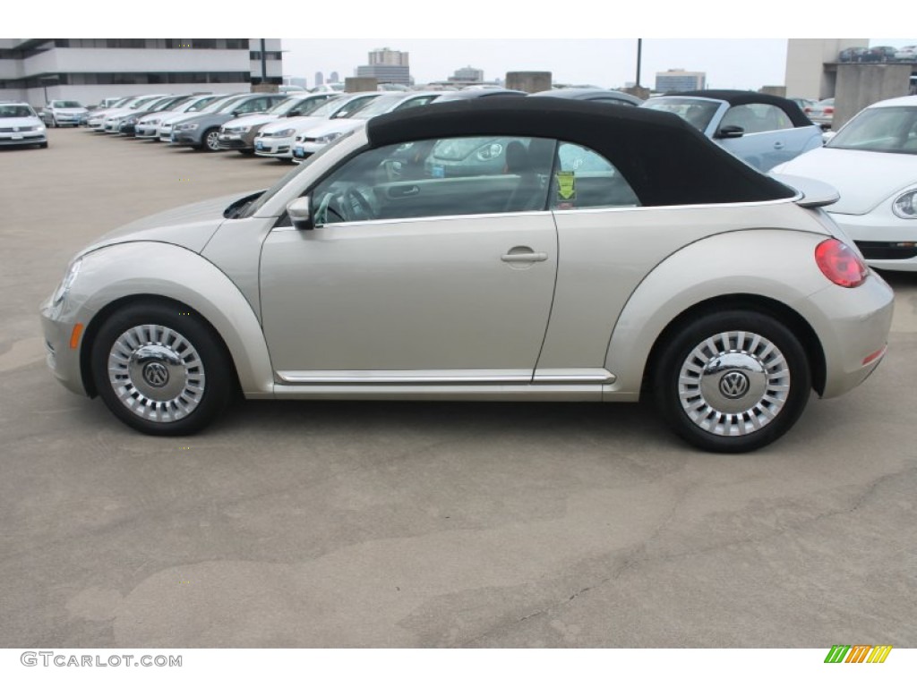 2015 Beetle 1.8T Convertible - Moonrock Silver Metallic / Titan Black photo #7