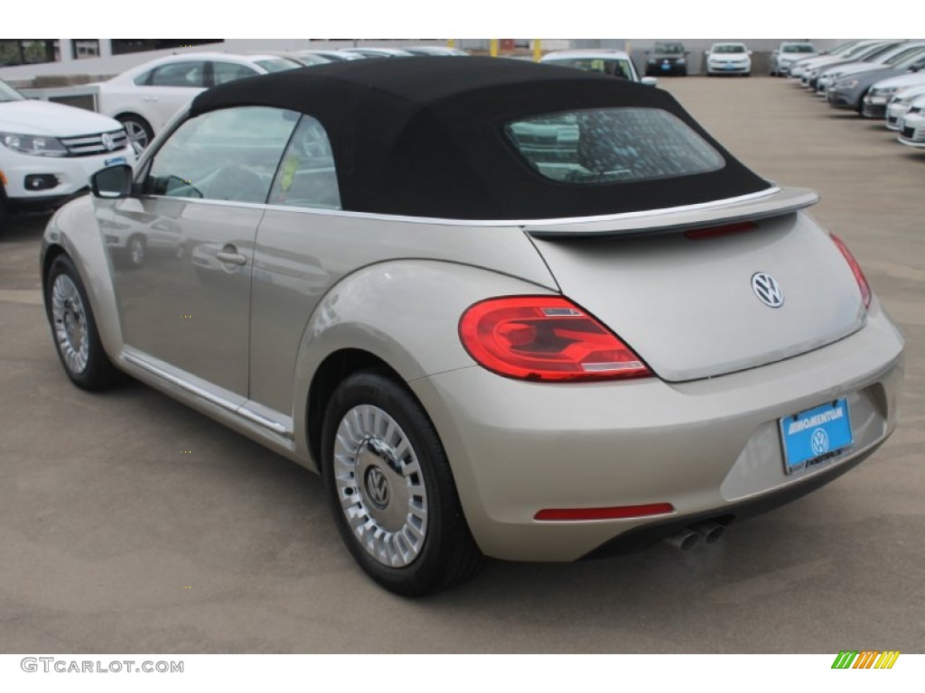 2015 Beetle 1.8T Convertible - Moonrock Silver Metallic / Titan Black photo #8
