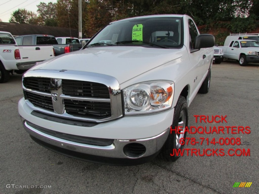 Bright White Dodge Ram 1500