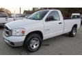 2008 Bright White Dodge Ram 1500 SLT Regular Cab  photo #2