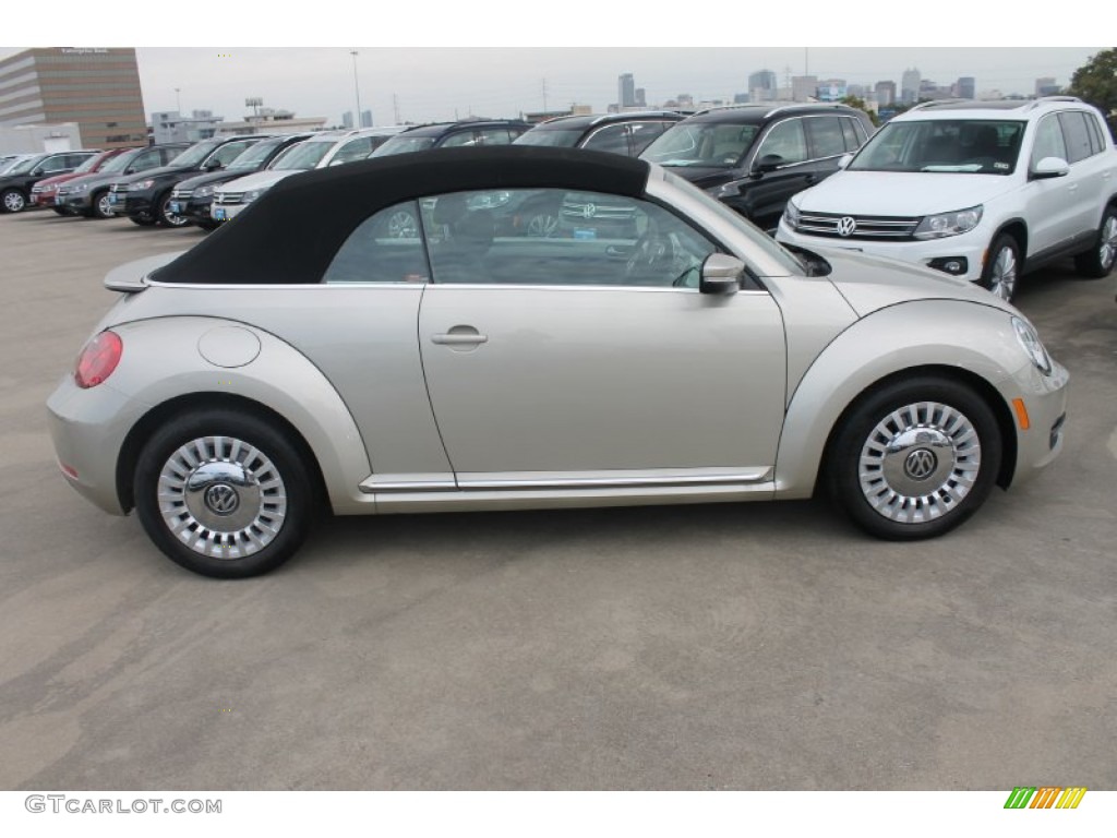 2015 Beetle 1.8T Convertible - Moonrock Silver Metallic / Titan Black photo #11