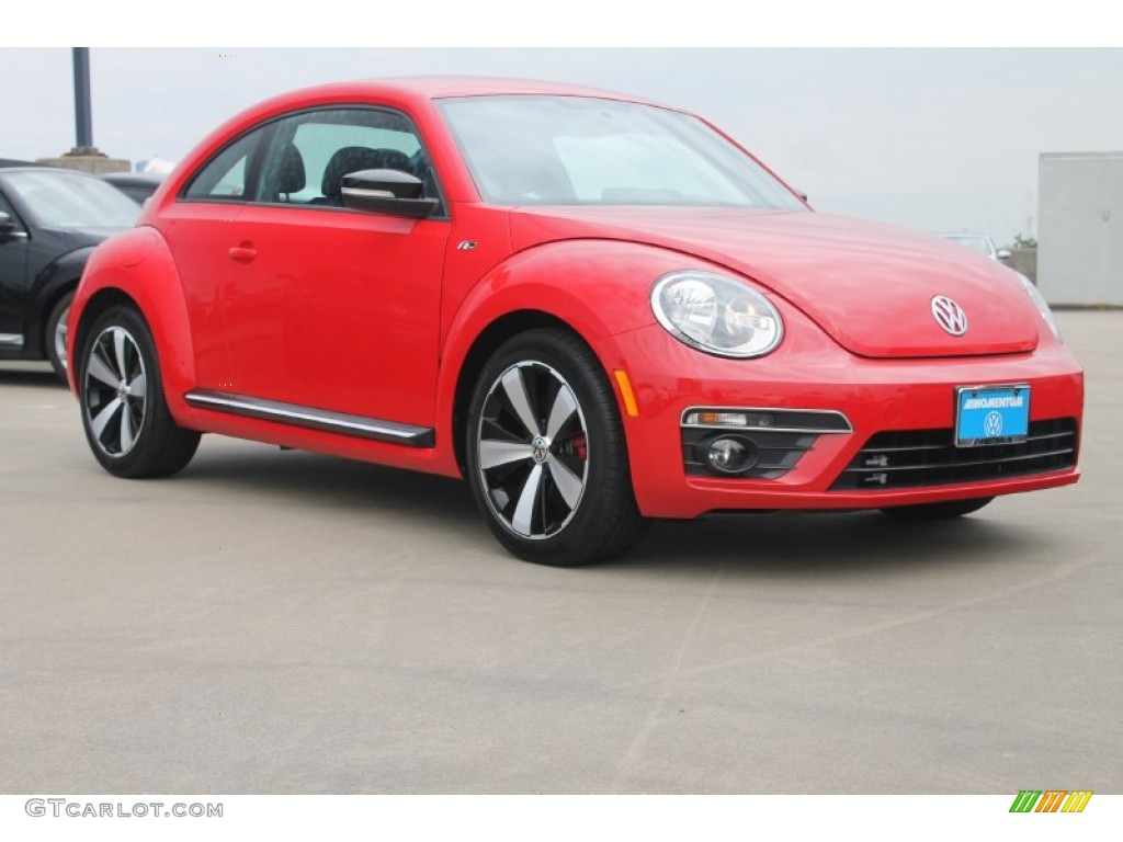 2015 Beetle R Line 2.0T - Tornado Red / Titan Black photo #1