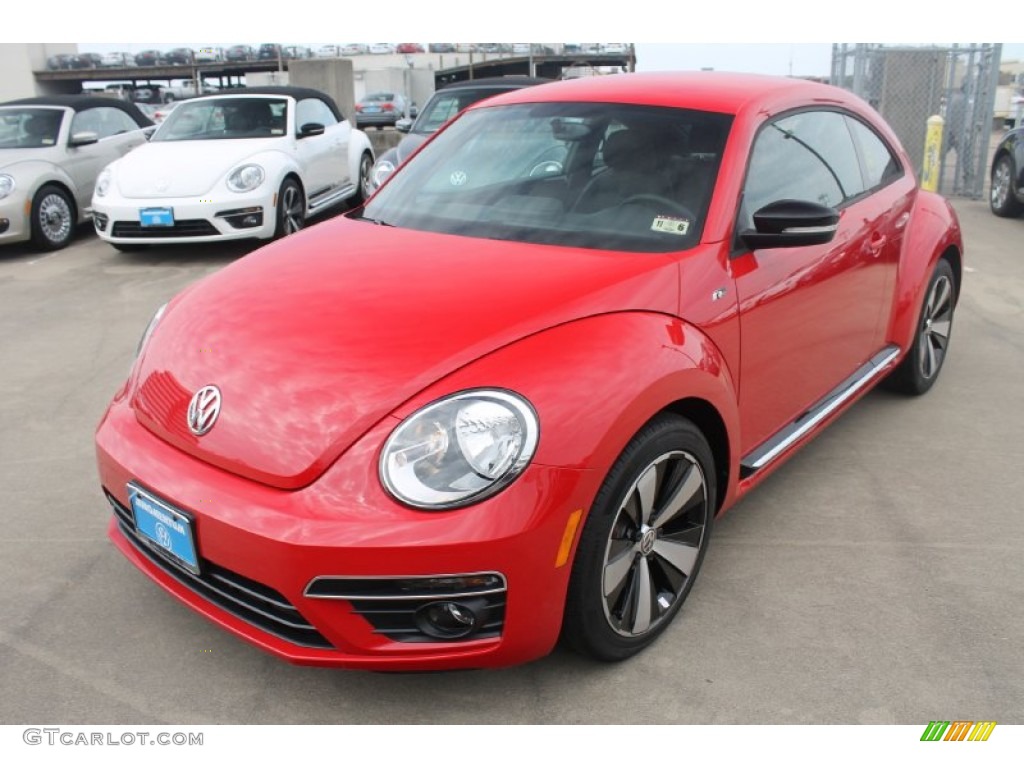 2015 Beetle R Line 2.0T - Tornado Red / Titan Black photo #3
