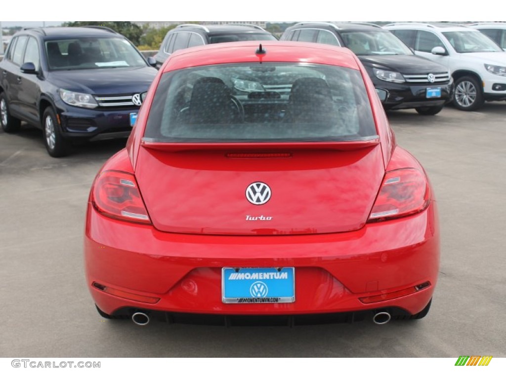 2015 Beetle R Line 2.0T - Tornado Red / Titan Black photo #7