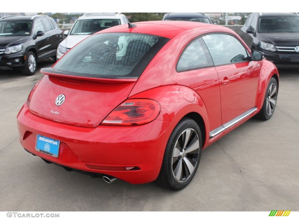 2015 Beetle R Line 2.0T - Tornado Red / Titan Black photo #8