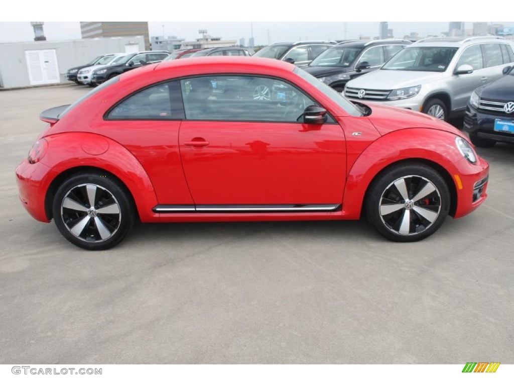 2015 Beetle R Line 2.0T - Tornado Red / Titan Black photo #9