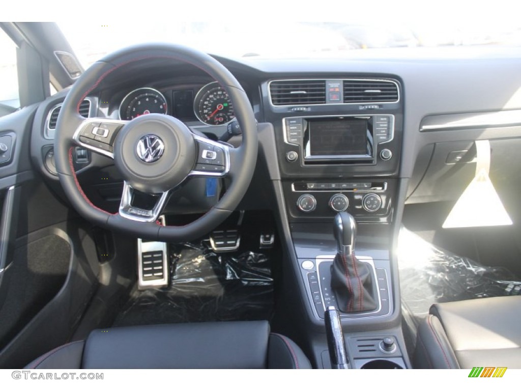 2015 Golf GTI 4-Door 2.0T SE - Pure White / Titan Black Leather photo #16