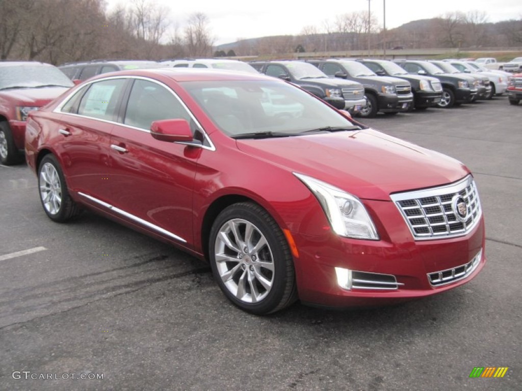 Crystal Red Tintcoat 2015 Cadillac XTS Luxury Sedan Exterior Photo #99113575