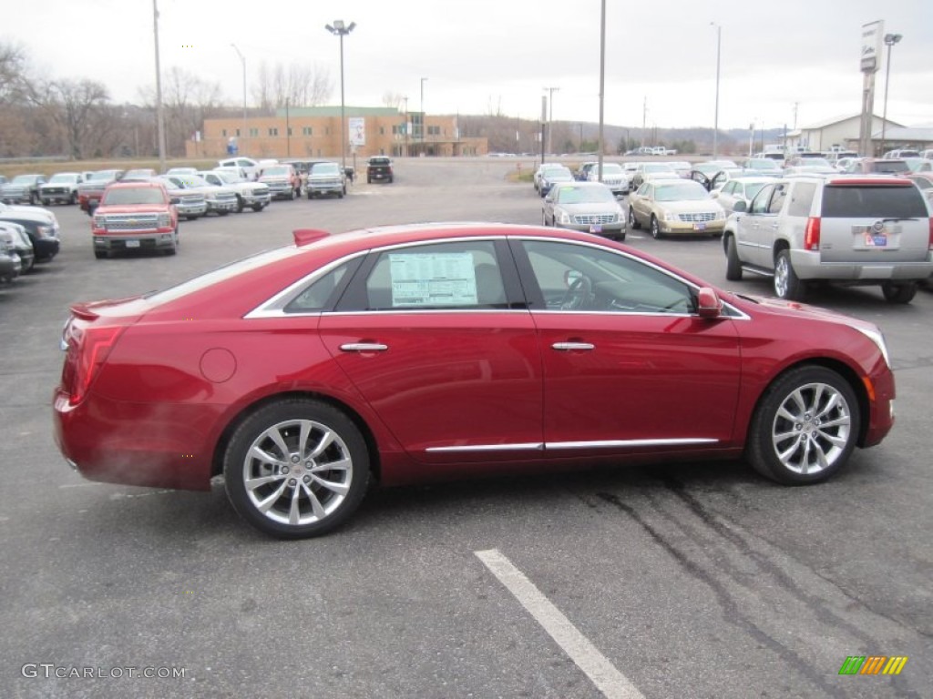 Crystal Red Tintcoat 2015 Cadillac XTS Luxury Sedan Exterior Photo #99113602
