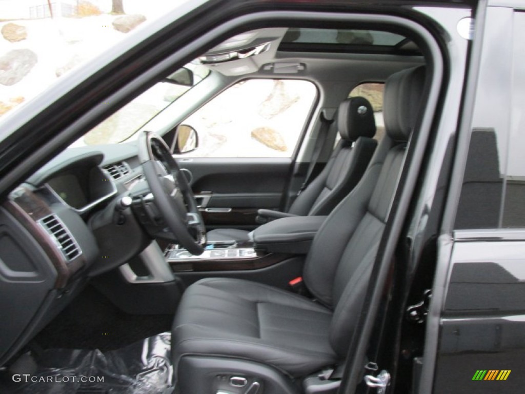 2014 Range Rover HSE - Santorini Black Metallic / Ebony/Ebony photo #12