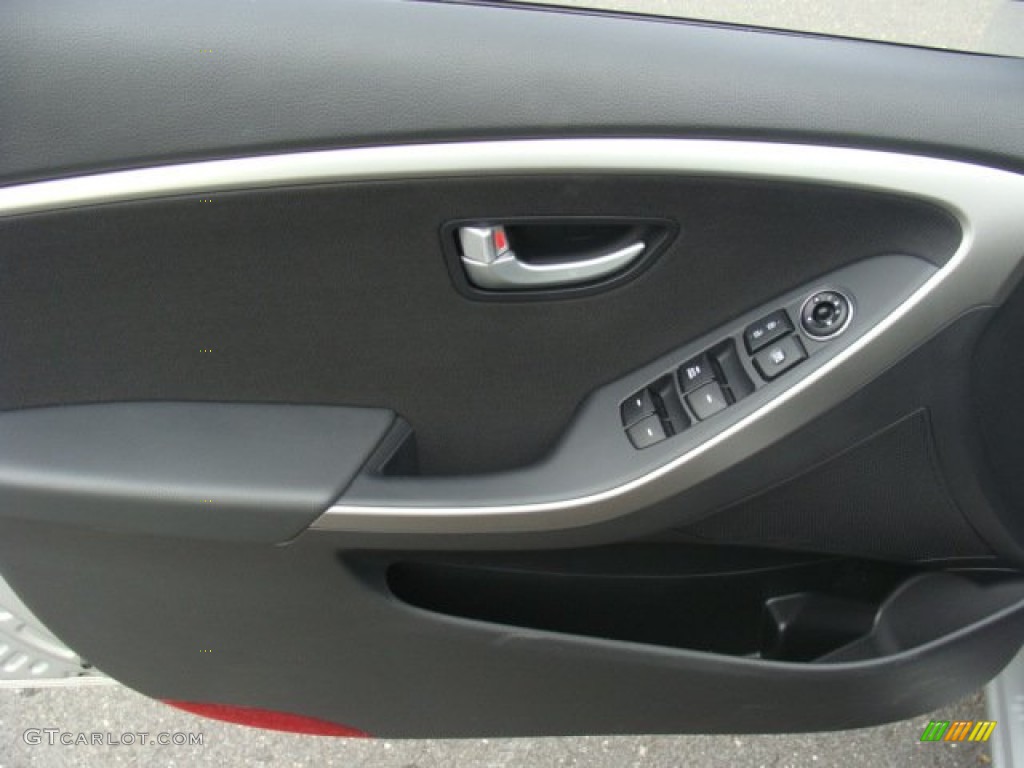 2013 Elantra GT - Silver / Black photo #7