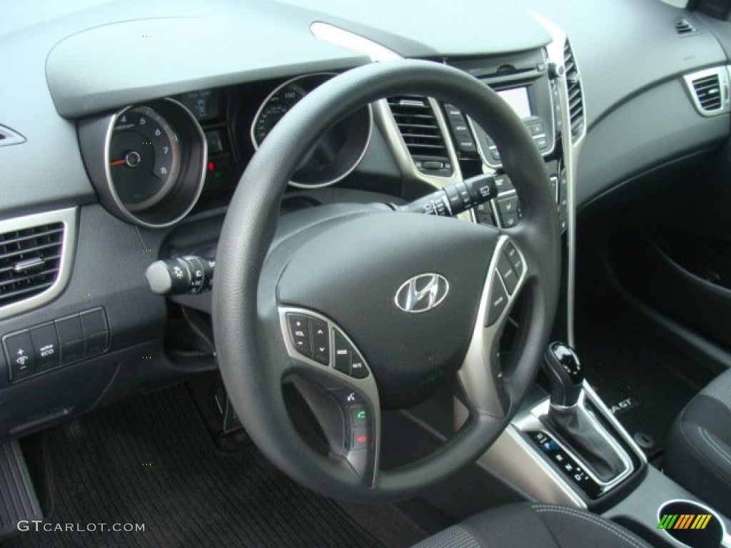 2013 Elantra GT - Silver / Black photo #9