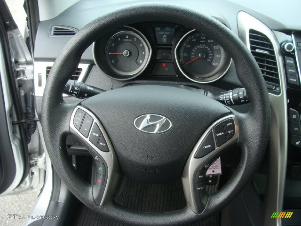 2013 Elantra GT - Silver / Black photo #13
