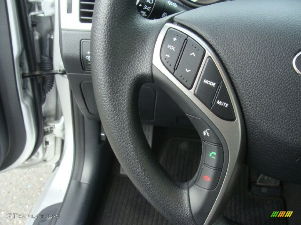 2013 Elantra GT - Silver / Black photo #14