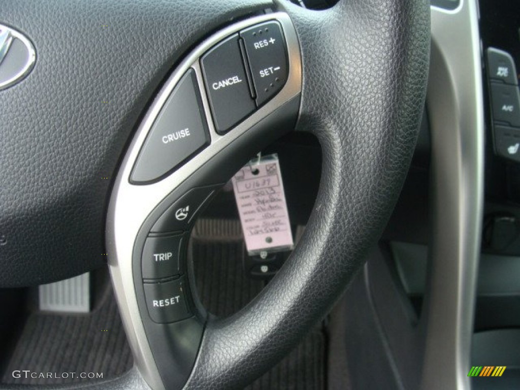 2013 Elantra GT - Silver / Black photo #15