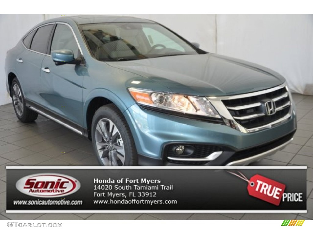 2015 Crosstour EX-L V6 - Mountain Air Metallic / Ivory photo #1