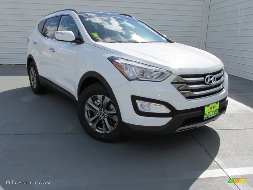 Frost White Pearl Hyundai Santa Fe Sport