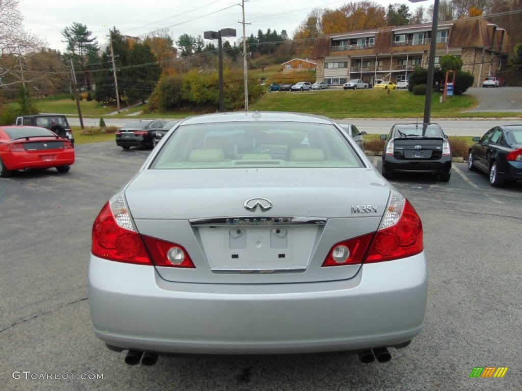 2006 M 35x Sedan - Liquid Platinum Metallic / Wheat photo #4