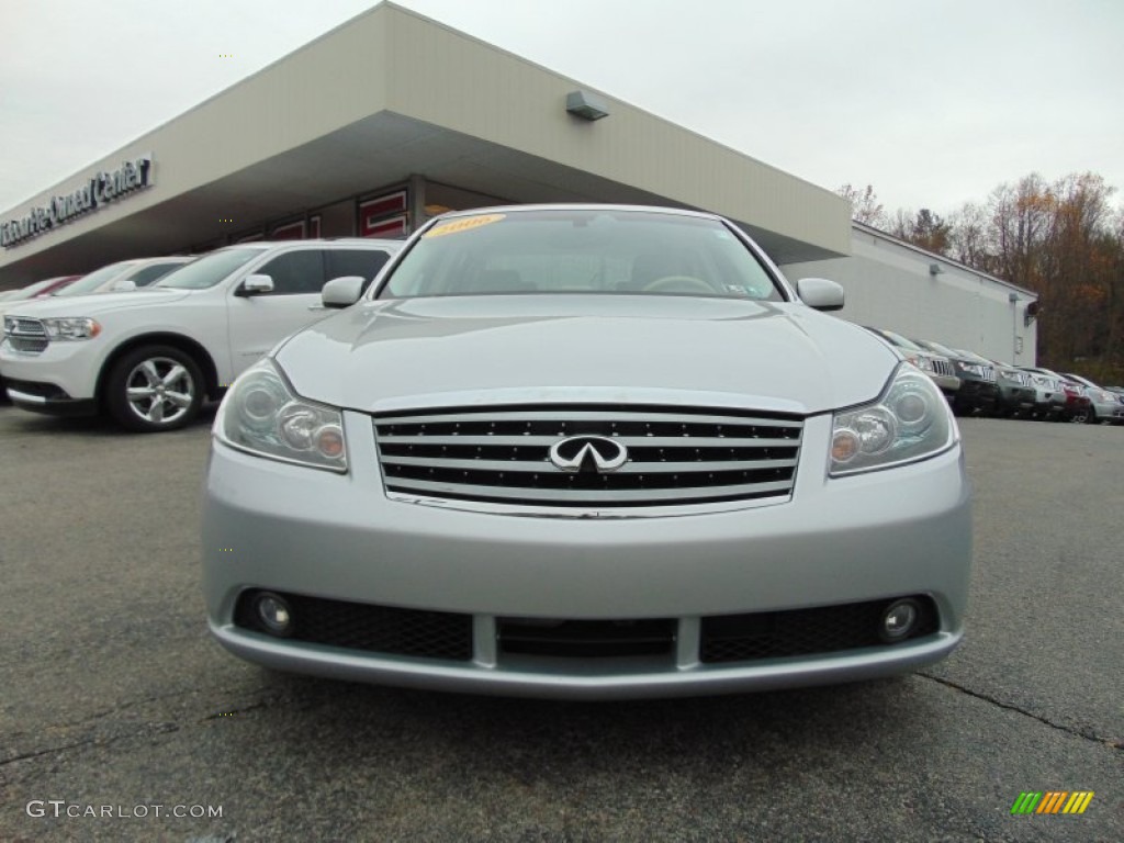 2006 M 35x Sedan - Liquid Platinum Metallic / Wheat photo #8