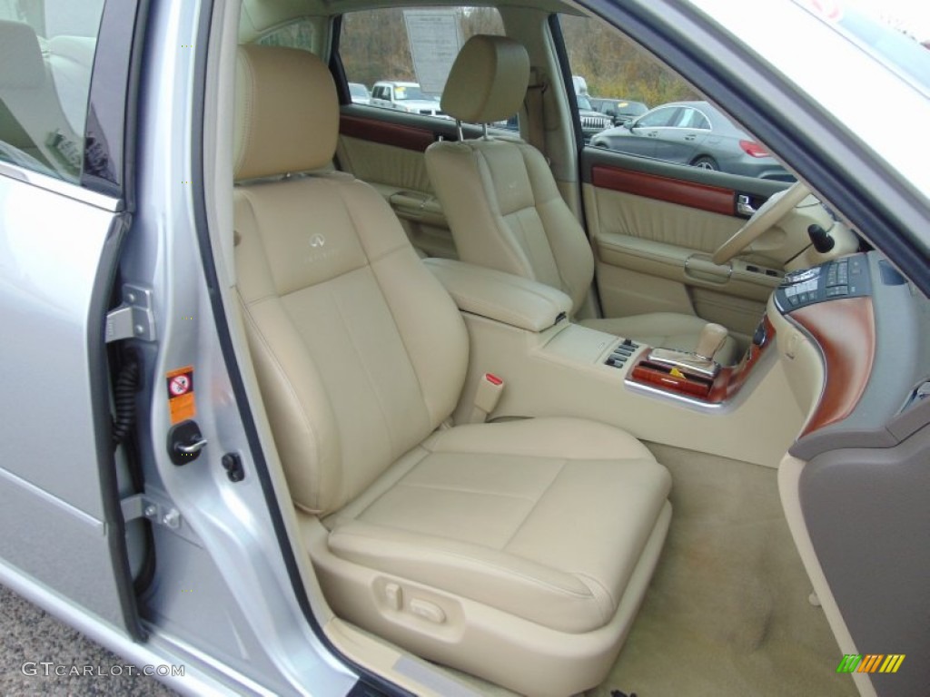 2006 M 35x Sedan - Liquid Platinum Metallic / Wheat photo #18