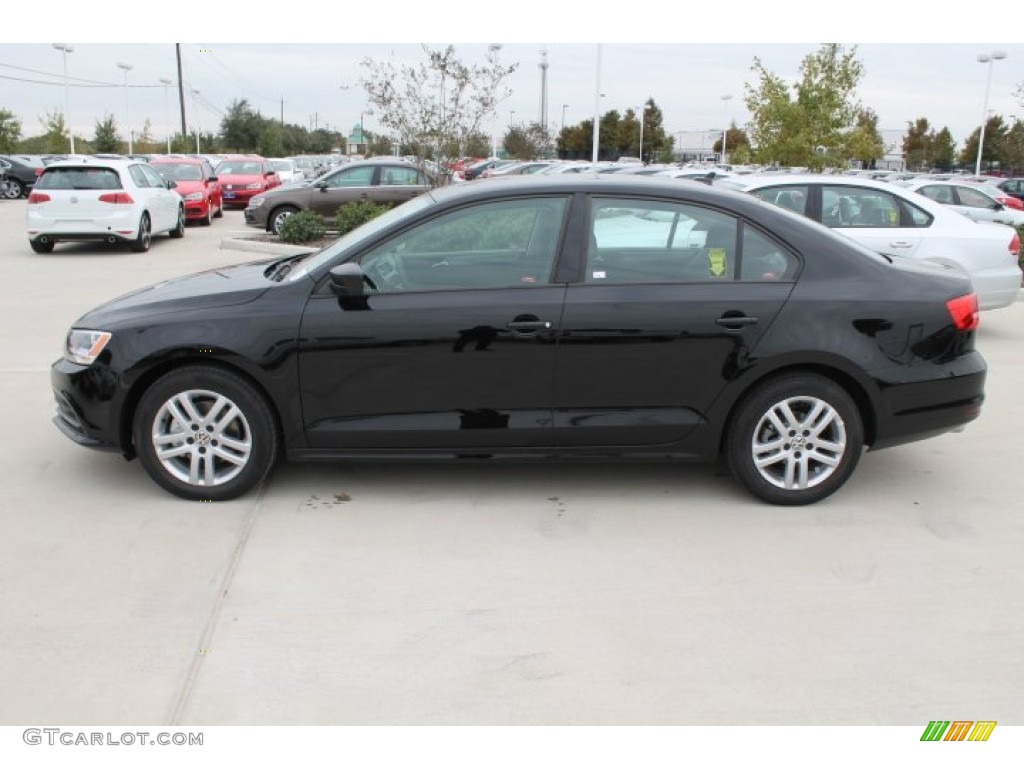 Black 2015 Volkswagen Jetta TDI S Sedan Exterior Photo #99122584