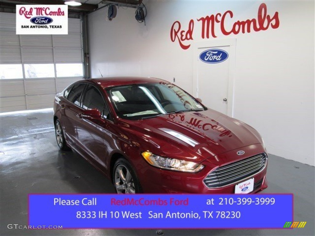 Ruby Red Metallic Ford Fusion