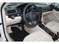 2015 Volkswagen Passat Cornsilk Beige Interior Prime Interior Photo