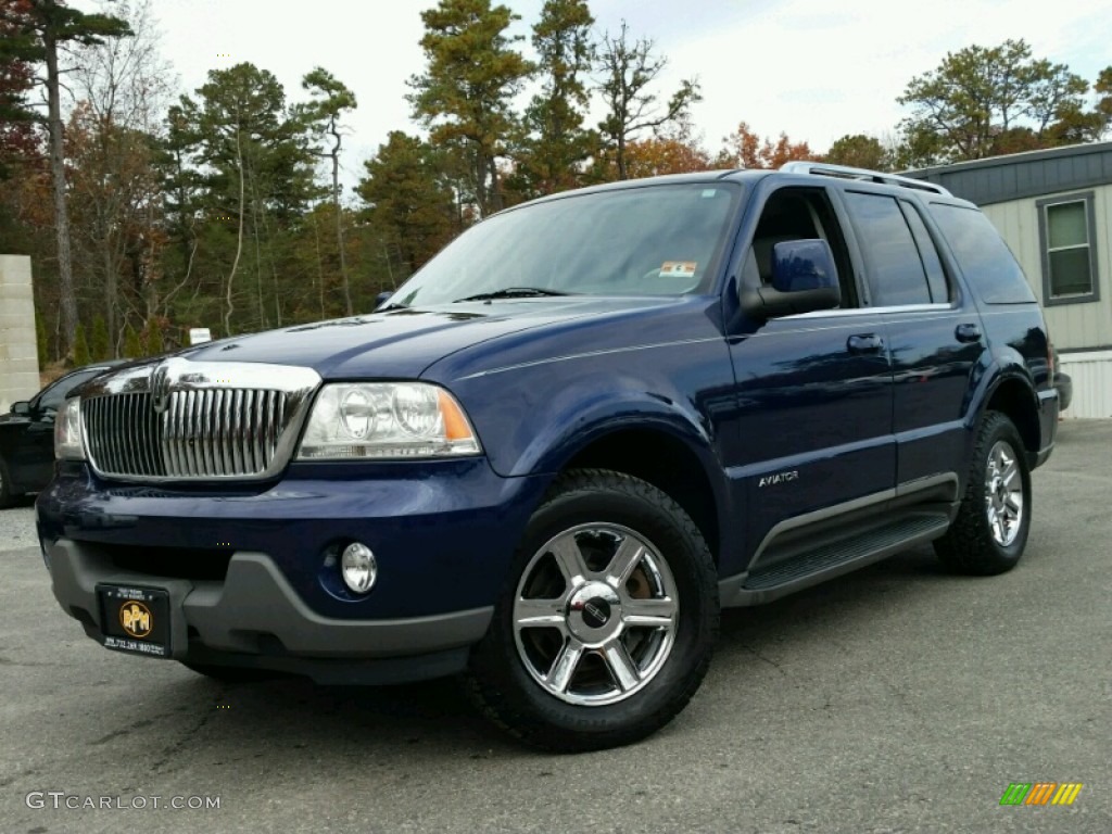 2005 Aviator Luxury AWD - Dark Blue Pearl Metallic / Dove Grey photo #1