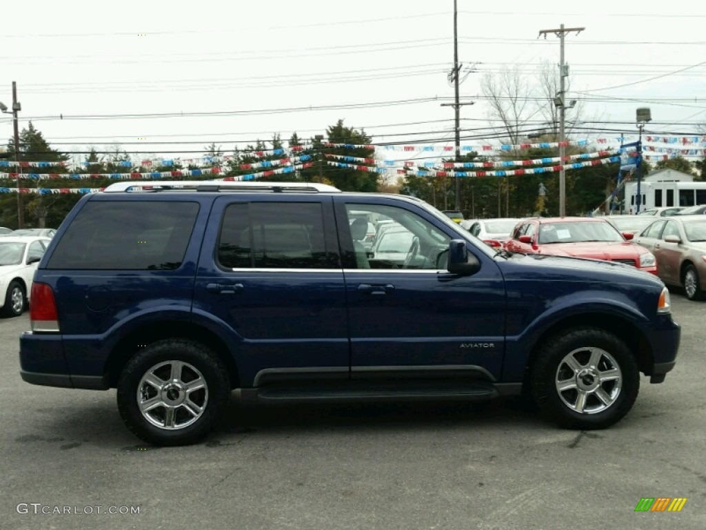 2005 Aviator Luxury AWD - Dark Blue Pearl Metallic / Dove Grey photo #8