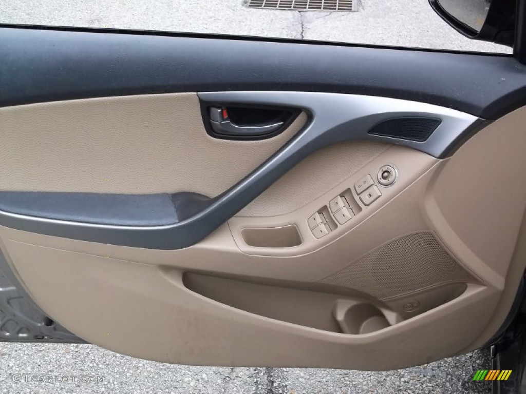 2012 Elantra Limited - Desert Bronze / Beige photo #12