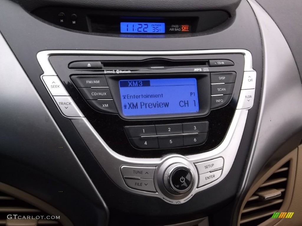 2012 Elantra Limited - Desert Bronze / Beige photo #16
