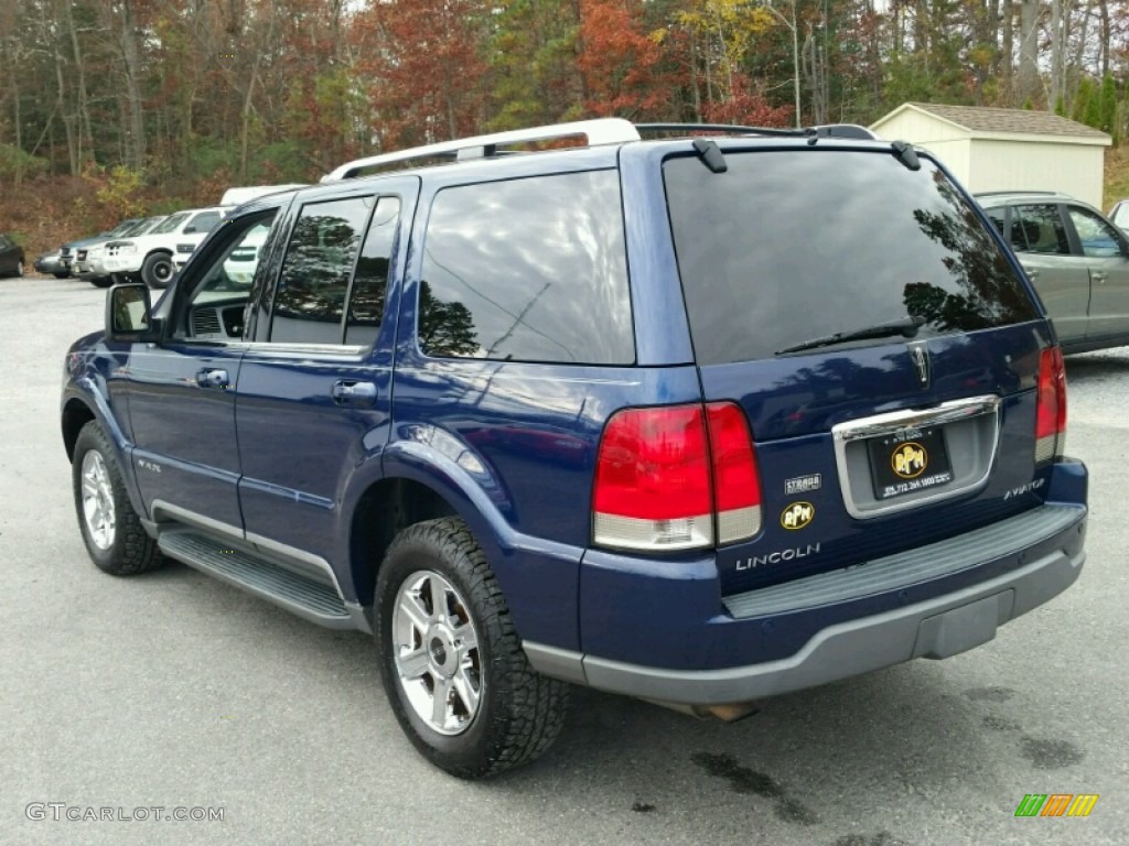 2005 Aviator Luxury AWD - Dark Blue Pearl Metallic / Dove Grey photo #20