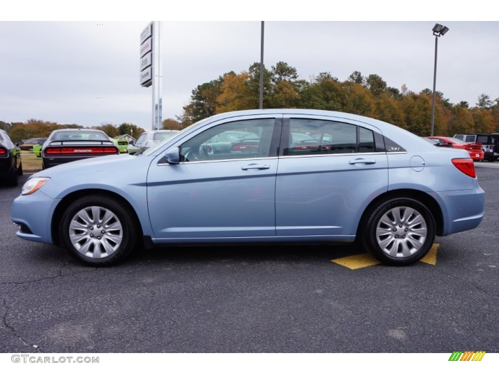 Crystal Blue Pearl 2014 Chrysler 200 LX Sedan Exterior Photo #99127492
