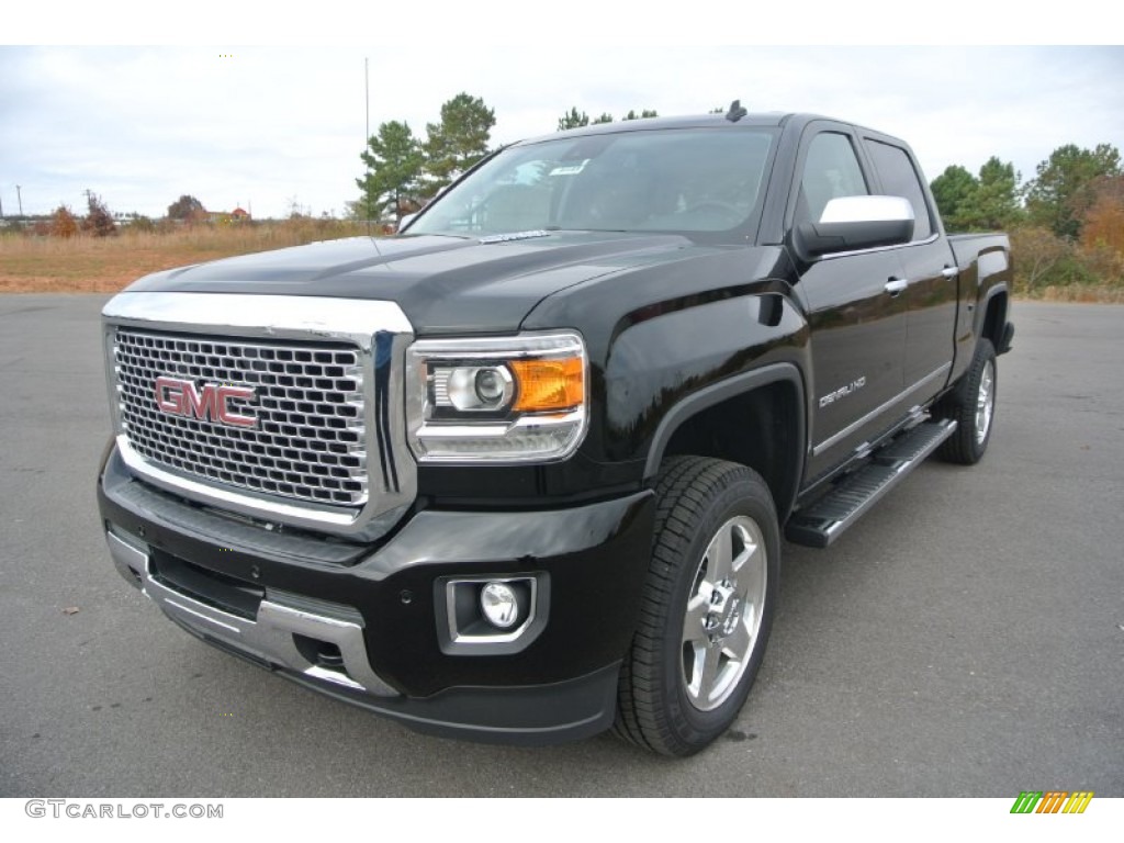 2015 Sierra 2500HD Denali Crew Cab 4x4 - Onyx Black / Jet Black photo #2