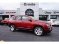 2015 Deep Cherry Red Crystal Pearl Jeep Compass Latitude  photo #1
