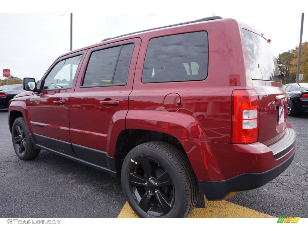 Deep Cherry Red Crystal Pearl 2015 Jeep Patriot Sport Exterior Photo #99132478