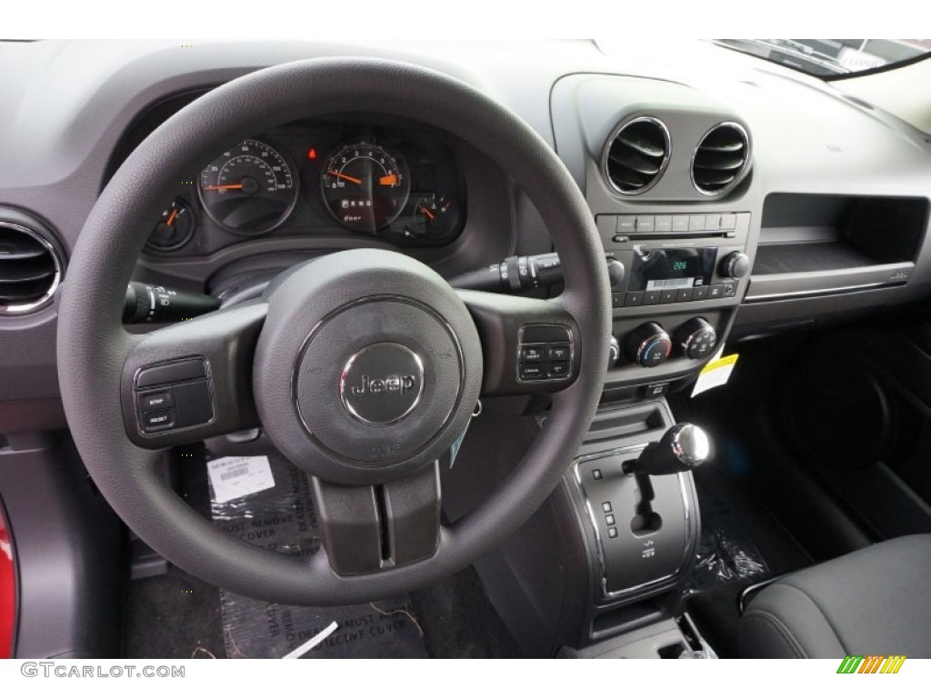 2015 Jeep Patriot Sport Dark Slate Gray Dashboard Photo #99132586
