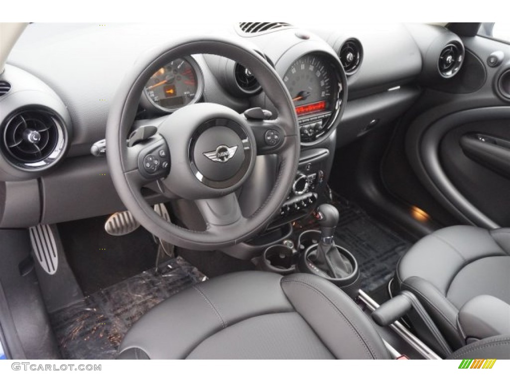 Carbon Black Interior 2015 Mini Countryman Cooper S Photo #99132814