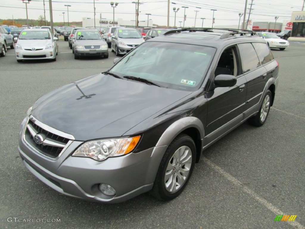 2009 Outback 2.5i Limited Wagon - Diamond Gray Metallic / Off Black photo #2