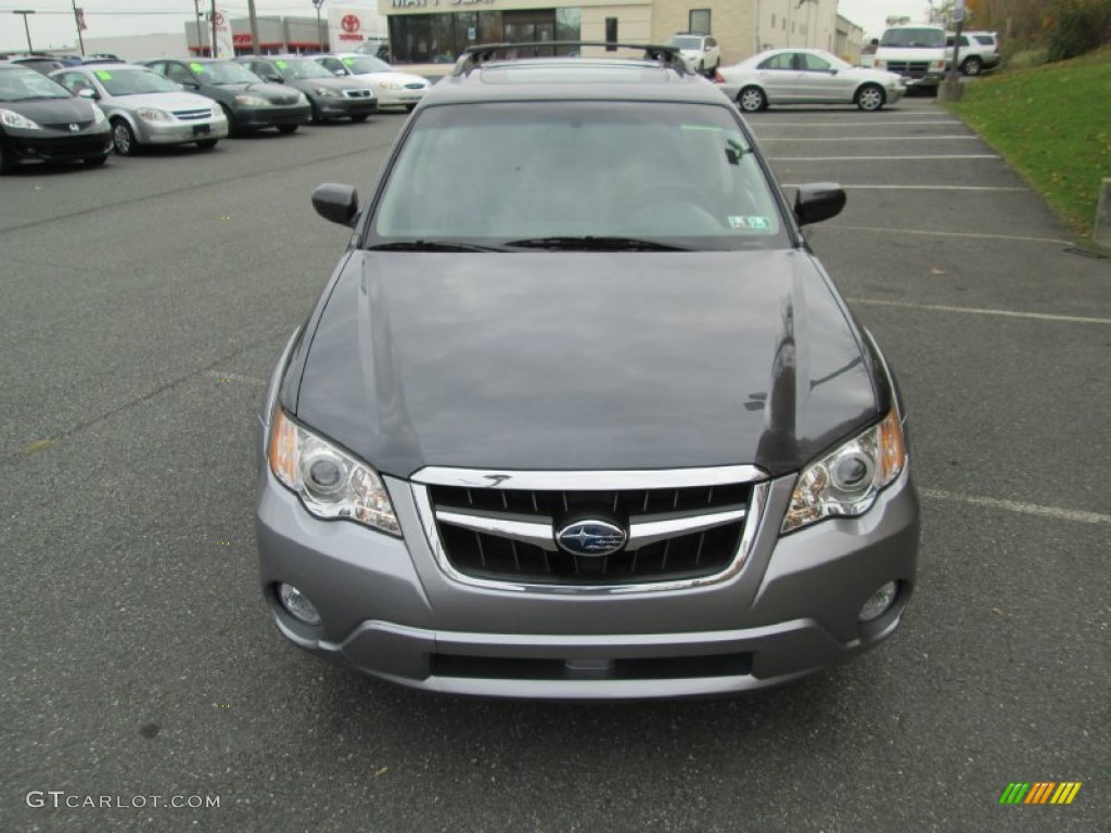 2009 Outback 2.5i Limited Wagon - Diamond Gray Metallic / Off Black photo #3