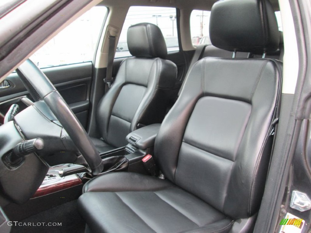 2009 Outback 2.5i Limited Wagon - Diamond Gray Metallic / Off Black photo #14