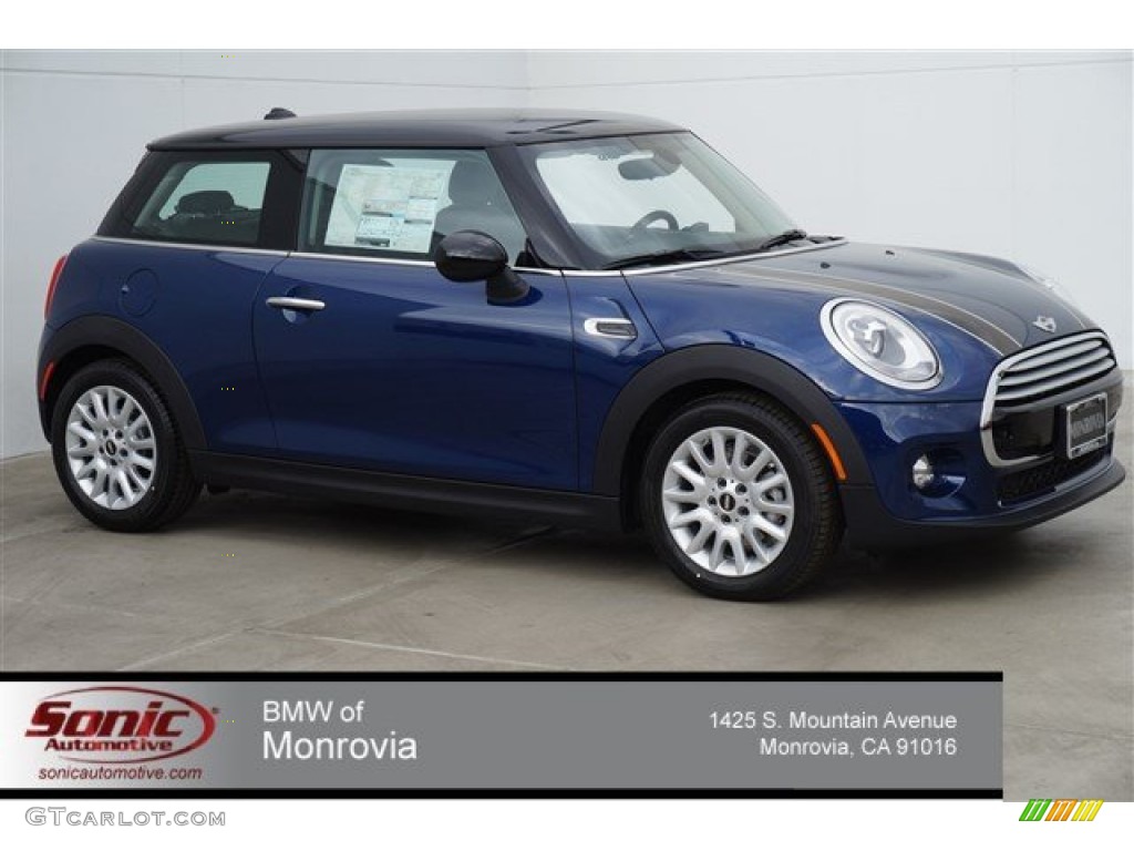 Deep Blue Metallic Mini Cooper