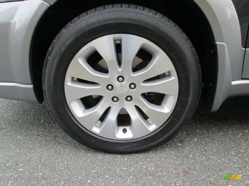 2009 Outback 2.5i Limited Wagon - Diamond Gray Metallic / Off Black photo #22