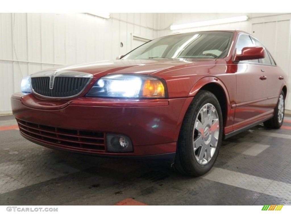 2004 LS V8 - Autumn Red Metallic / Shale/Dove photo #3