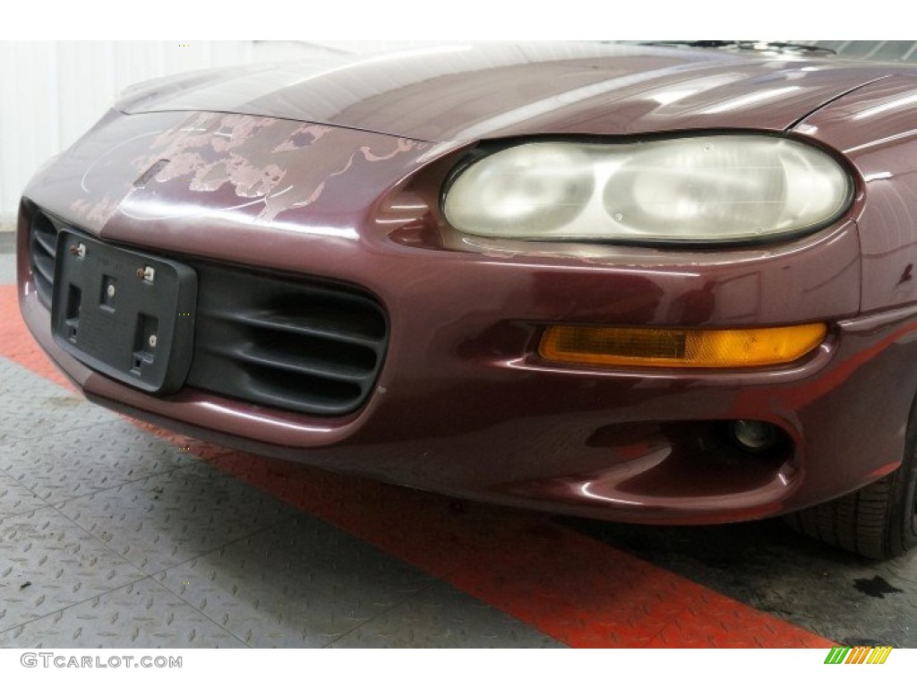2000 Camaro Coupe - Monterey Maroon Metallic / Medium Gray photo #35
