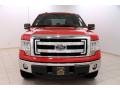 2014 Vermillion Red Ford F150 XLT SuperCrew 4x4  photo #2