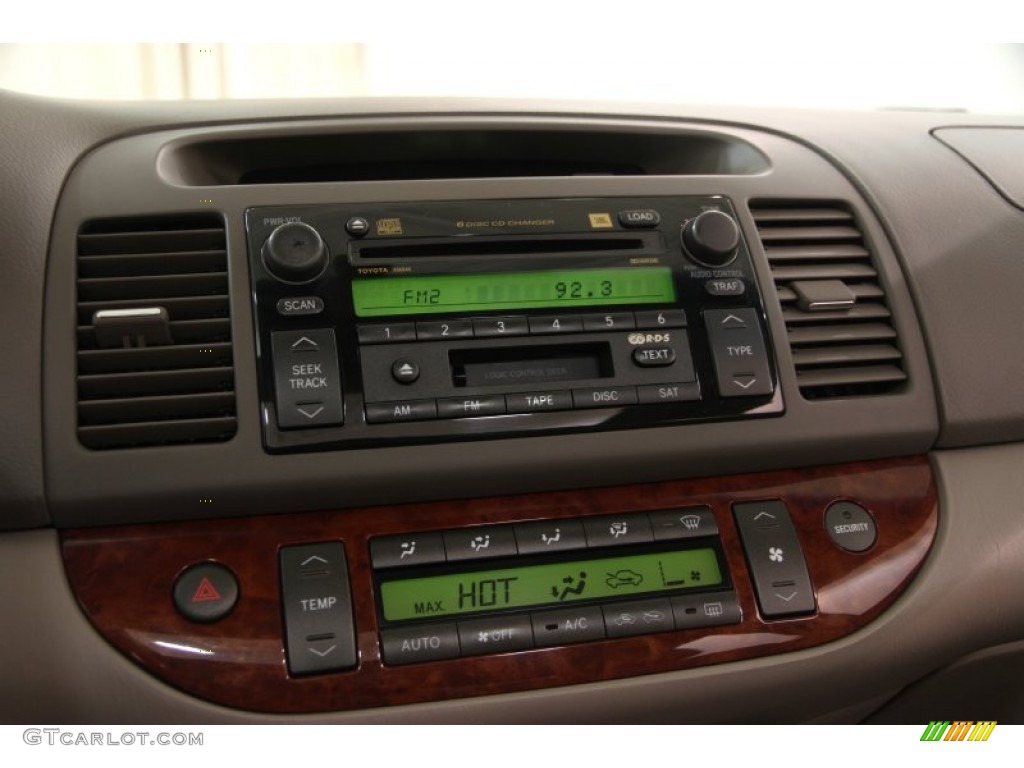 2005 Camry XLE V6 - Mineral Green Opalescent / Taupe photo #9