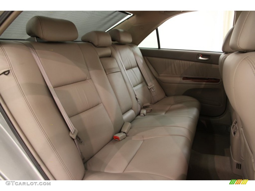 2005 Camry XLE V6 - Mineral Green Opalescent / Taupe photo #15